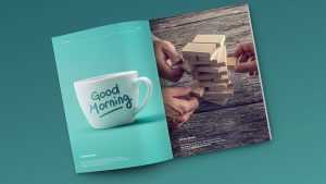 Free Magazine Mockup 4 PSD File