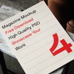 Free Magazine on Marble Table Mockup - Free PSD Download Free Magazine on Marble Table Mockup