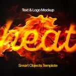 Free Melting Fire Flames Text Effect