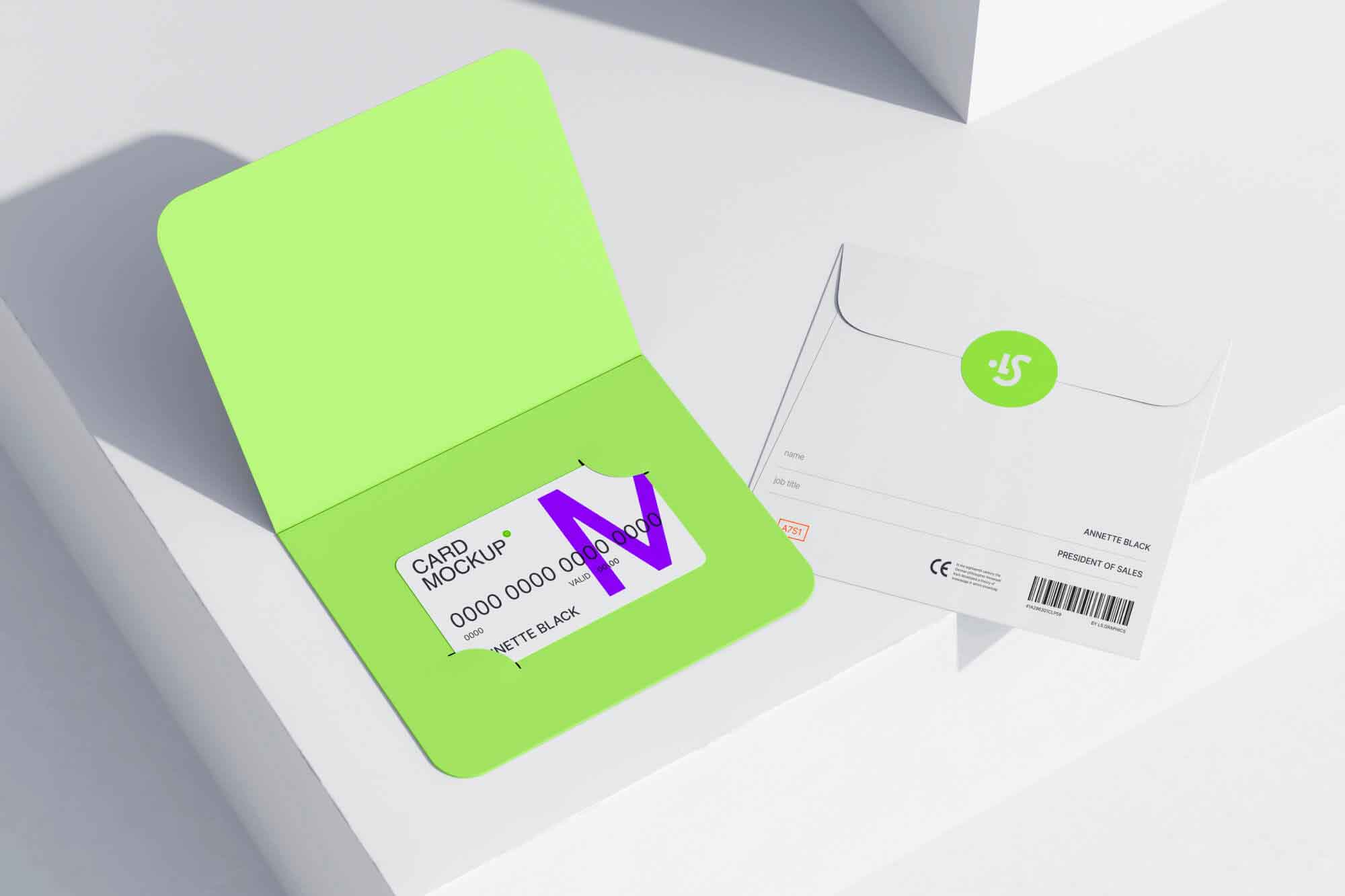 Free Membership Card Mockup Free PSD