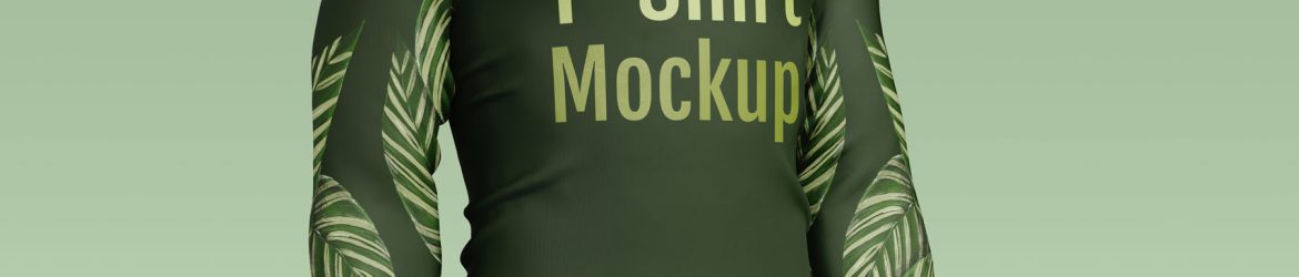 Free Men's Long Sleeve T-Shirt Mockup PSD Set 2026 | PsFiles