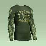 Free Men's Long Sleeve T-Shirt Mockup PSD Set 2026 | PsFiles