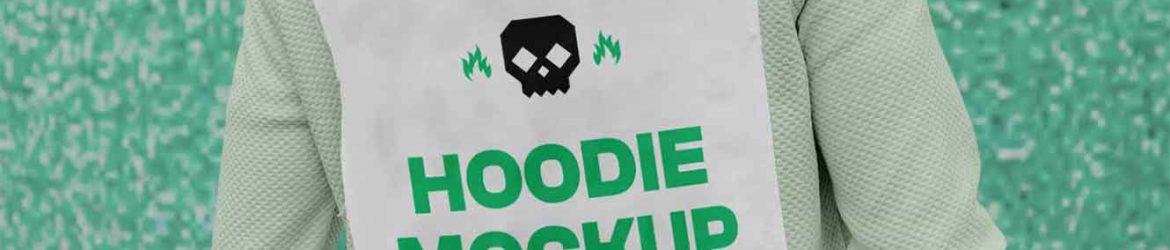 Free Men’s Hoodie Backside Mockup PSD