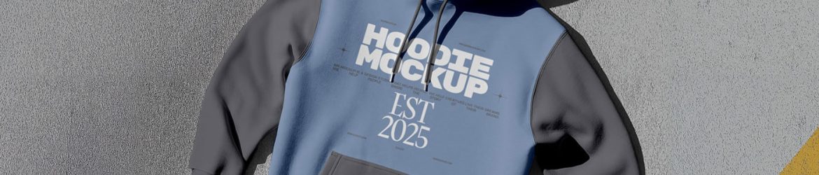 Free Men’s Pullover Hoodie Mockup PSD