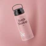 Free Metal Bottle Mockup