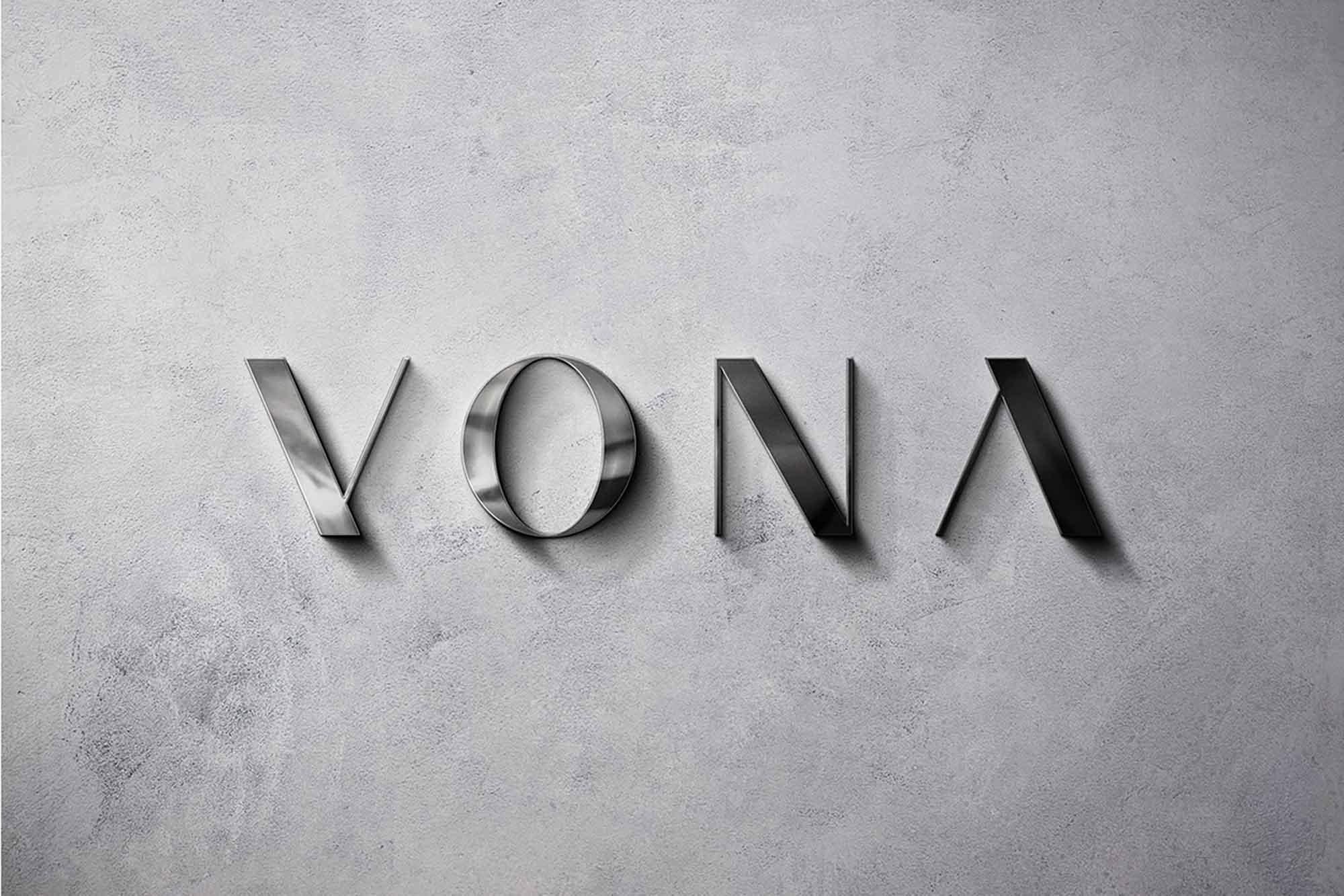 Free Metal Steel Logo Sign Mockup PSD