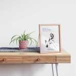 Free Metallic Small Photo Frame Mockup PSD