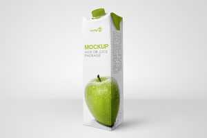 Free Milk or Juice Package MockUp
