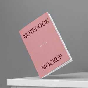 Free Mini A5 Notebook Mockup