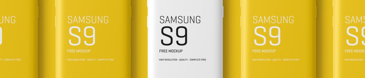 Free Minimal Samsung Galaxy S9 Mockups