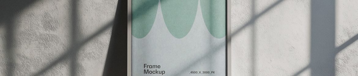 Free Minimalist Frame Mockup PSD