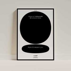 Free Minimalistic Frame Poster Mockup PSD
