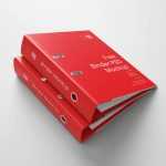 Free Mockup Featuring Two Binders Cover and Spine View