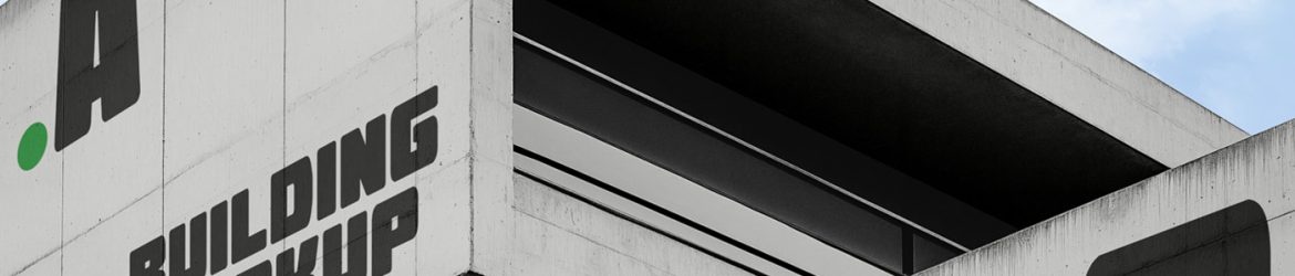 Free Modern Concrete Building Mockup