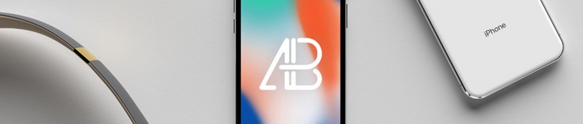 Free Modern iPhone X Mockup PSD