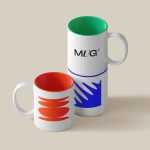 Free Mugs Mockup Scene PSD
