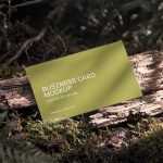 Free Natural Business Card Mockup