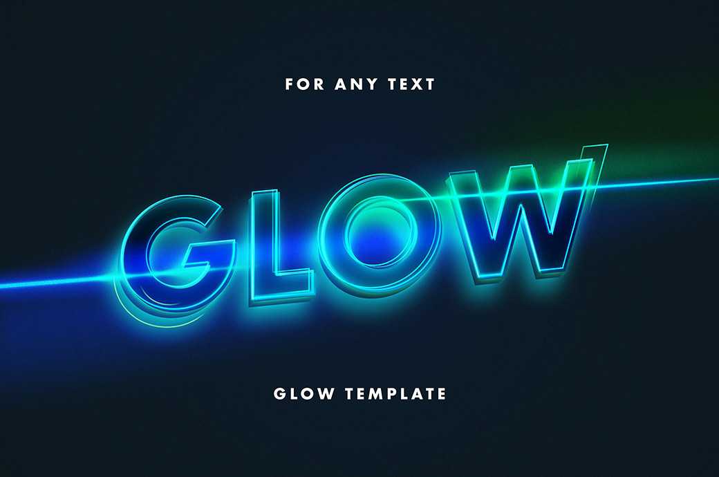 Free Neon Lettering Text Effect PSD