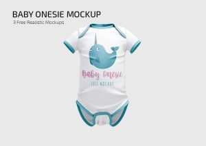 Free New Baby Onesie Mockup PSD sets - Free Mockups PSD | PsFiles