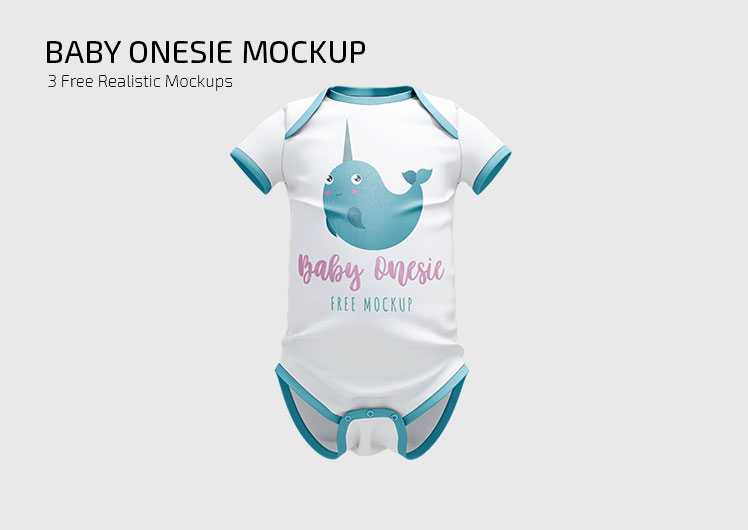 Free New Baby Onesie Mockup PSD sets - Free Mockups PSD | PsFiles