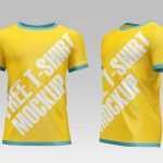 Free New Round Neck Jersey Mockup PSD Set