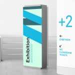 Free Nobori Flag Pole Hanging Banner Mockup