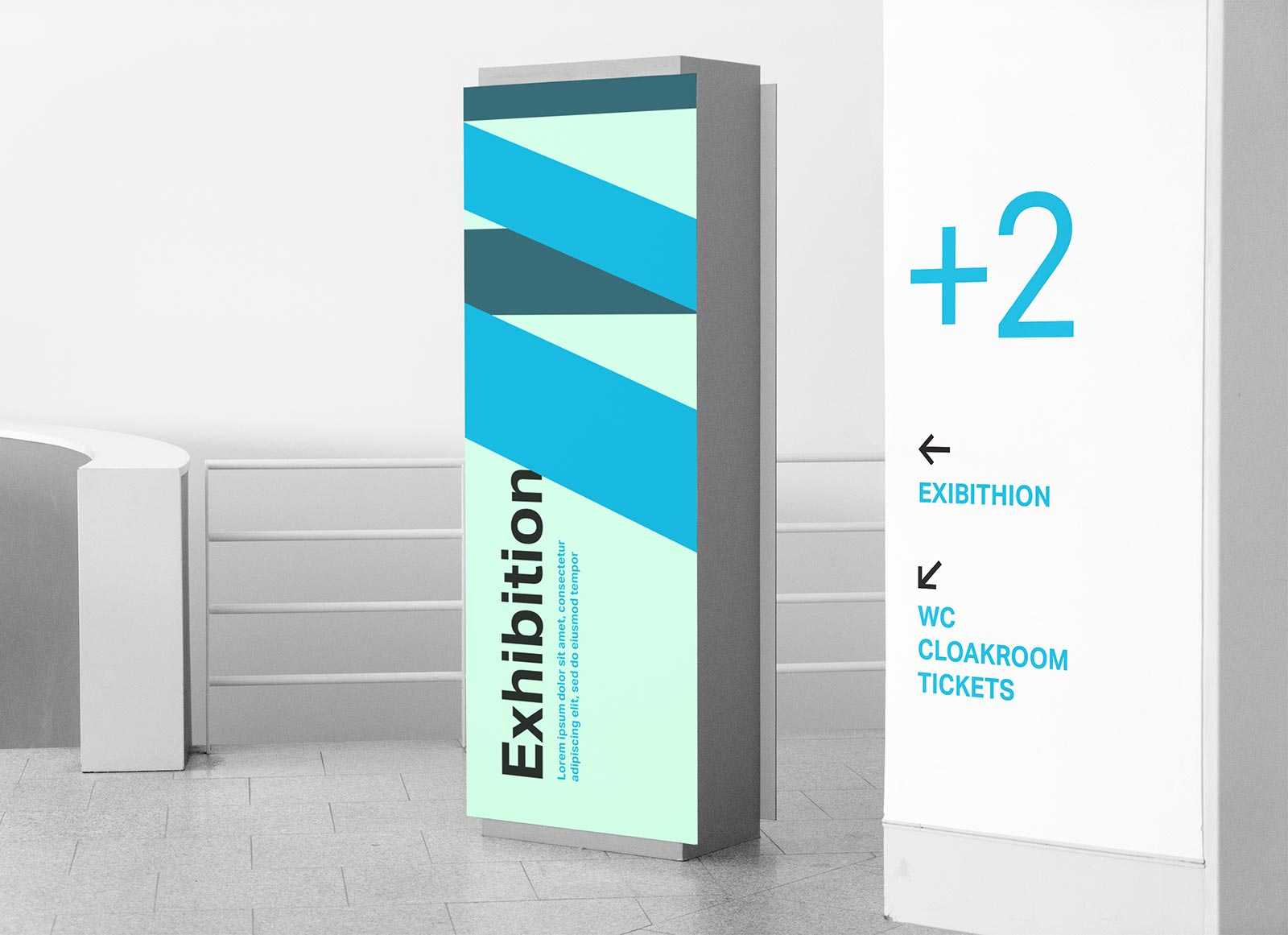 Free Nobori Flag Pole Hanging Banner Mockup