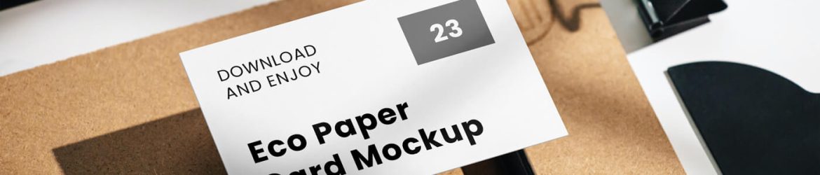 Free Office Business Card Mockup PSD