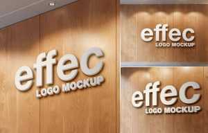 Free Office Entrance Wall 3D Logo Mockup PSD - Free mockup PSD | PsFiles
