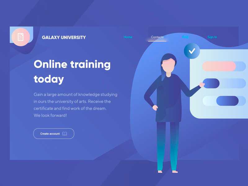 Free Online Trading Landing Page Design PSD file