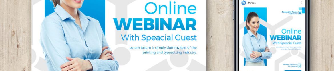 Free Online Webinar Instagram Post Design PSD Template Free Online Webinar Instagram Post Design PSD Template