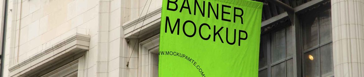 Free Outdoor Banner Mockup PSD Free Outdoor Banner Mockup PSD