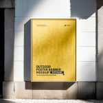 Free Outdoor Banner Poster Mockup