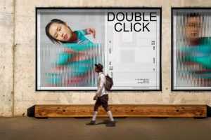 Free Outdoor Big Advertising Board Mockup PSD