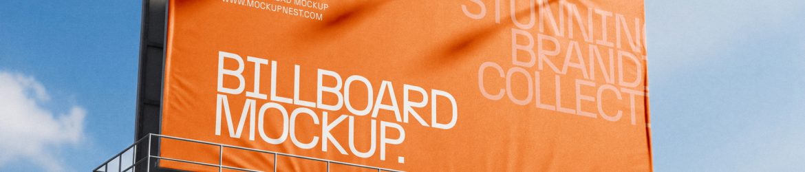 Free Outdoor Billboard Mockup