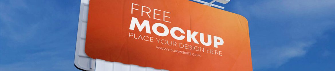 Free Outdoor Billboard Mockup PSD