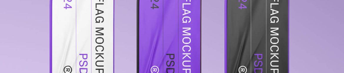 Free Outdoor Blade Feather Flag Banner Mockup PSD