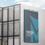 Free Outdoor Building Wall Vertical Billboard Mockup PSD set