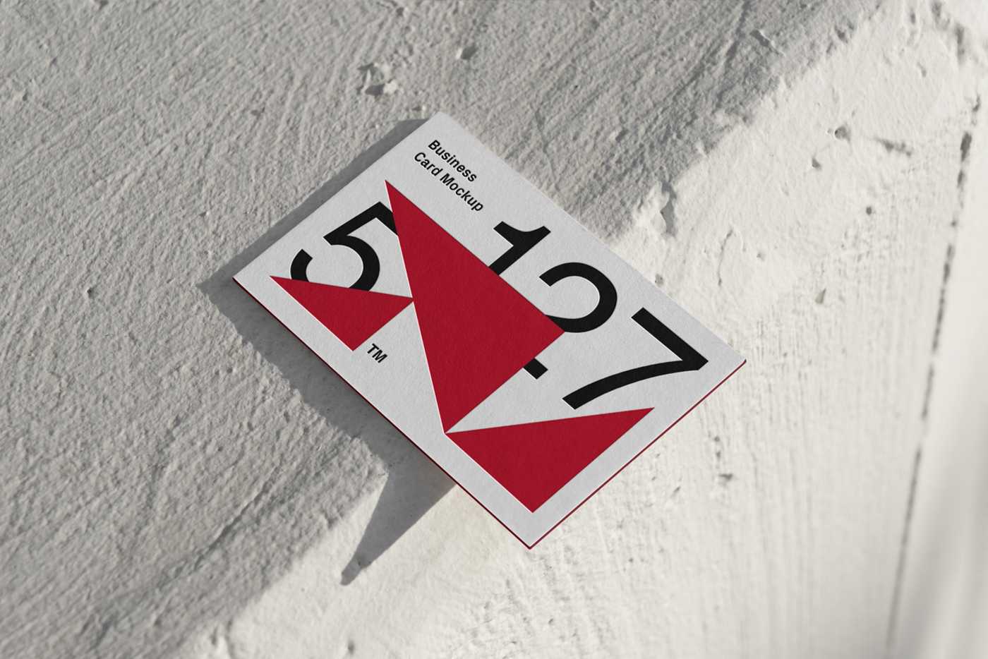 Free Outdoor Business Card Mockup