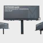 Free Outdoor Mass Advertisement Hoarding Billboard PSD