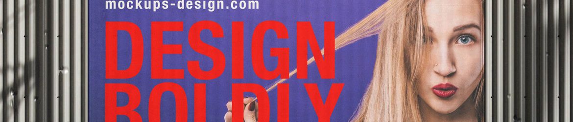 Free Outdoor Mounted Billboard Mockup PSD Set