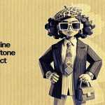 Free Outline Halftone Photo Effect PSD