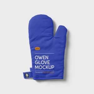 Free Oven Glove Mitt Mockup PSD