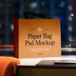 Free Paper Boutique Bag Mockup - Free PSD Download Free Paper Boutique Bag Mockup