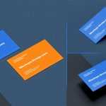 Free Paper Business Card Mockup PSD set
