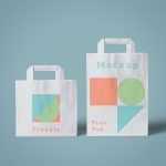 Free Paper Carry Bag PSD Mockup