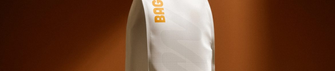 Free Paper Coffee Bag Packaging Mockup