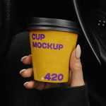Free Paper Coffee Cup in the Car Mockup - Free PSD Download Free Paper Coffee Cup in the Car Mockup