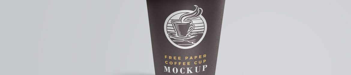 Free Paper Coffee Cup Mockup PSD