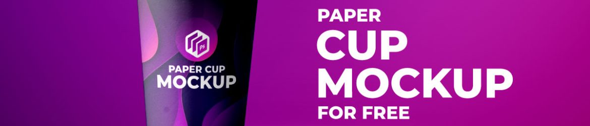 Free Paper Coffee Cup Mockup PSD